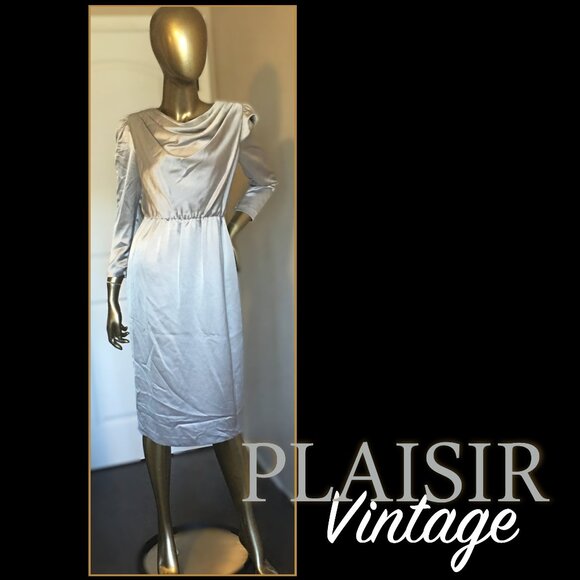 Plaisir Dresses & Skirts - Ⓥⓘⓝⓣⓐⓖⓔ PLAISIR Japan 🪩 Silver Dress